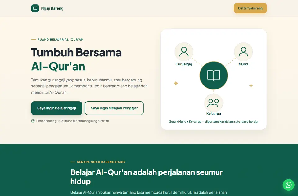 Thumbnail landing page Ngaji Bareng